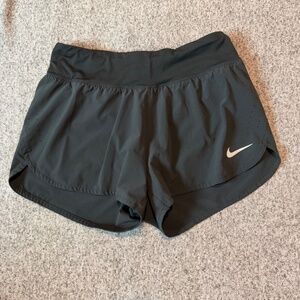 Nike Eclipse Women’s Size M 3" Running Shorts CZ9580-010 Black Lined Dri Fit